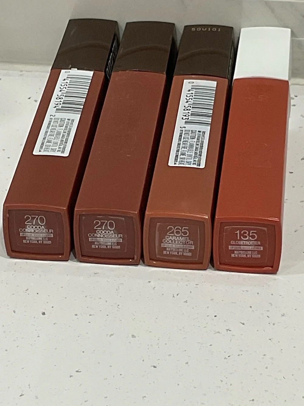 Maybelline SuperStay Matte Ink Liquid Lipstick 4 pack